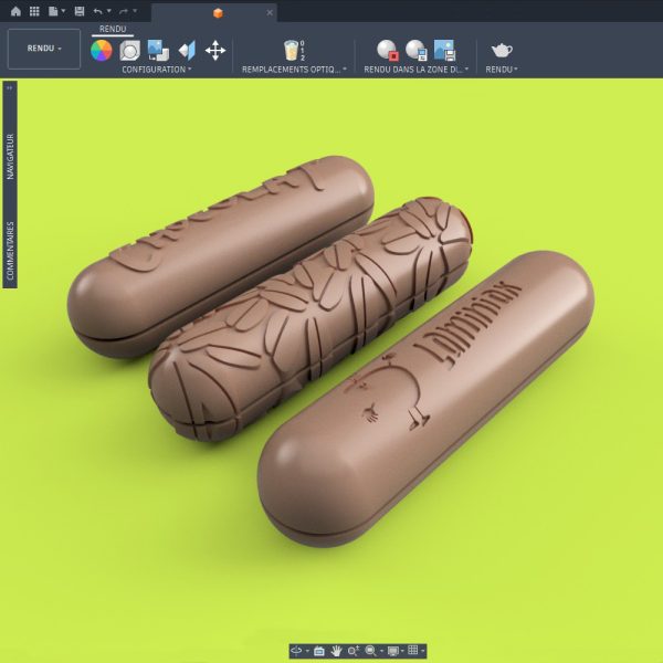 cadre rendu L'éclair - Le twist croquant