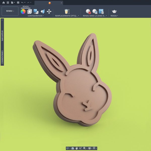 cadre rendu Le Lapin